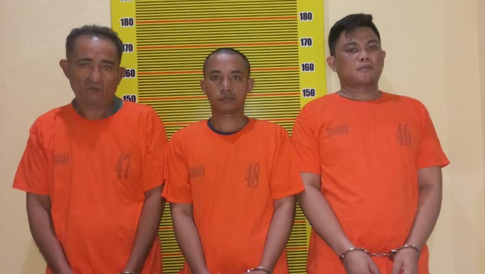 Para pelaku terlibat kasus narkoba jaringan lapas. (Foto: dok Polda Sumut).