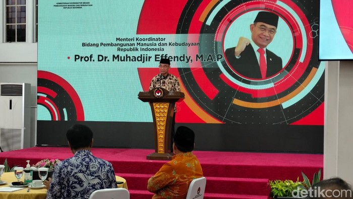 Peluncuran Dasbor Desa di Kemenko PMK. (Astrid Meishella/detikcom)