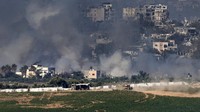 Sejak Senin (30/10/2023) kemarin, pasukan lapis baja Israel menyerang Gaza dari dua arah. Reuters/Evelyn Hockstein.  