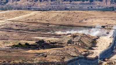 Penampakan Tank-tank Israel Merangsek Masuk ke Wilayah Gaza