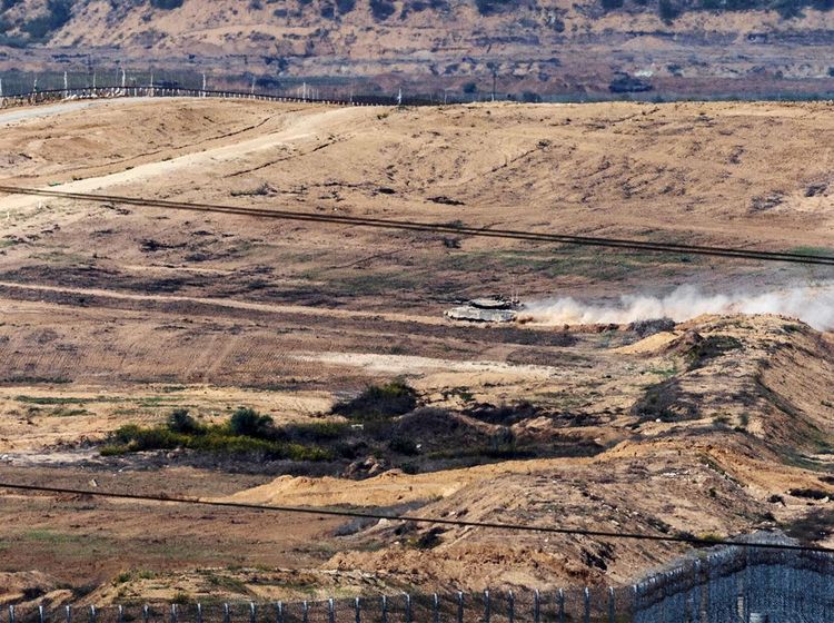 Penampakan Tank-tank Israel Merangsek Masuk ke Wilayah Gaza