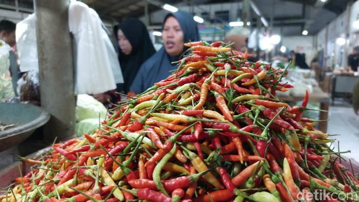penjual cabai di Lamongan