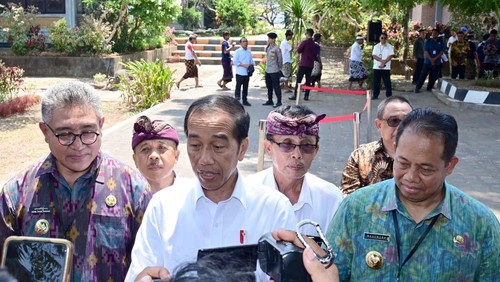 Presiden Jokowi di Gianyar, Bali (Muchlis Jr/Biro Pers Sekretariat Presiden)
