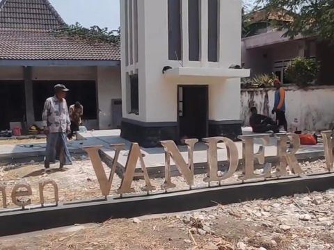Proses revitalisasi Monumen van der Wijck