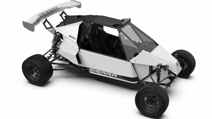 Sierra Echo EV, mobil listrik bergaya Tamiya. Sierra Echo EV, mobil listrik bergaya Tamiya.