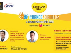 Sambut Hari Diabetes Sedunia, Tropicana Slim Gelar #Hands4Diabetes2023