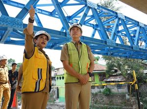 Wawalkot Bogor Minta Perbaikan Jembatan Otista Selesai Sebelum 8 Desember