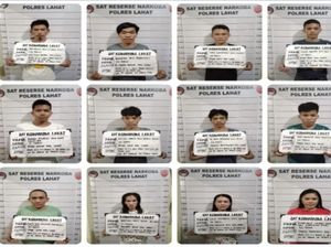 12 Warga Lahat Digerebek Pesta Sabu-Ganja di Kolam Pemancingan