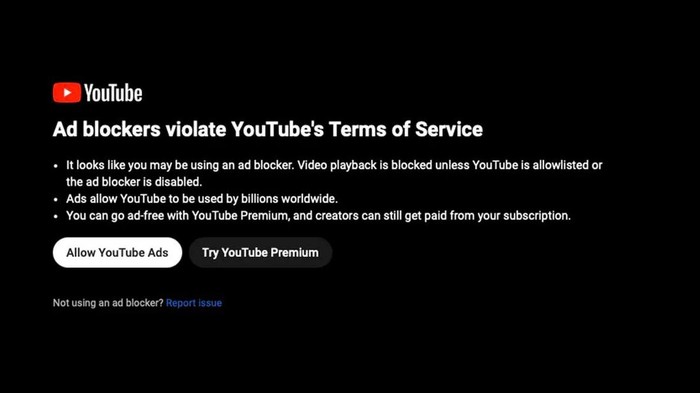 Ad Blocker di YouTube