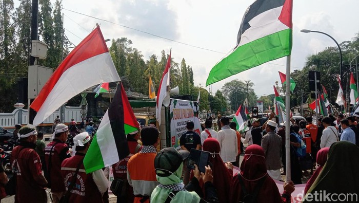 Aksi Solidaritas Muslim Purworejo Peduli Palestina, Rabu (1/11/2023).