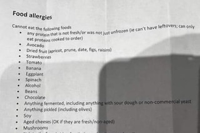 Dianggap Ribet! Pengunjung Beri Info 17 Makanan Pemicu Alerginya ke Resto