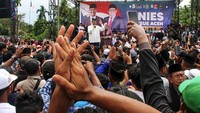 Anies menyebutkan, dirinya akan memprioritaskan percepatan pembangunan di Aceh. Dia melihat pembangunan di Tanah Rencong masih berjalan lambat.  