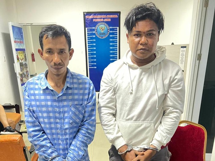 Dua kurir sabu asal Aceh yang ditangkap saat berada di Jambi