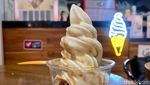 Begini Sensasi Enak Makan Roti Kopi pakai Es Krim Cone