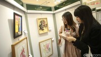 Karya gambar yang berasal dari lintas profesi dan usia dipamerkan di Faber-Castell Art Festival.  