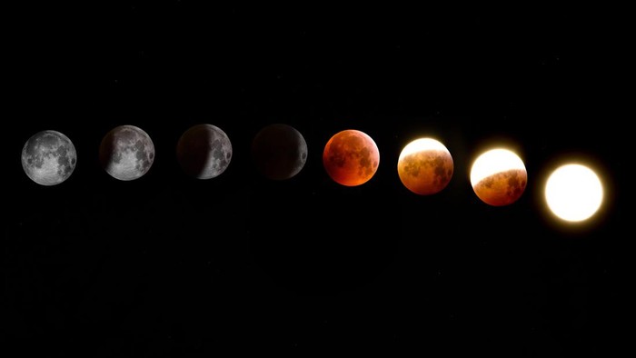 Ilustrasi fenomena astronomi di bulan November 2023.