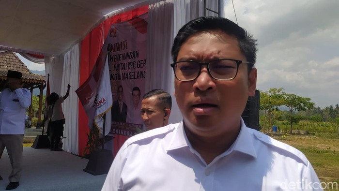 Ketua DPD Partai Gerindra Jawa Tengah Sudaryono di Magelang, Rabu (1/11/2023).