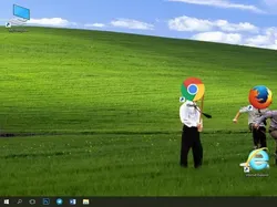 Kreatif! Tampilan Wallpaper Desktop Keren Bikin Geleng-geleng