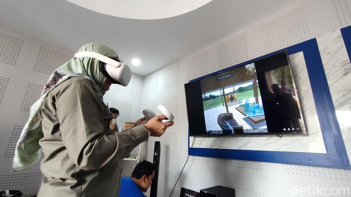 Laku Wirasa, layanan wisata berbasis VR untuk penyandang disabilitas di Kulon Progo, Rabu (1/11/2023).