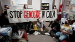 Massa Serbu Kantor Wakil PM Kanada Tuntut Setop Genosida Gaza