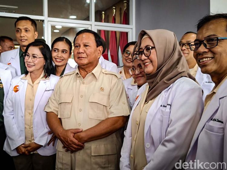 Momen Prabowo Resmikan RS Salak dr H Sadjiman Bogor