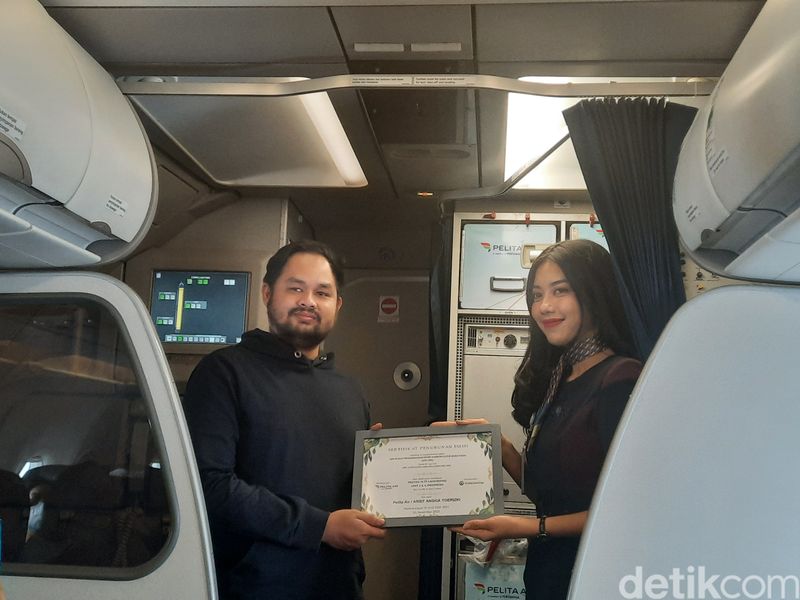 Pelita Air terbang perdana ke Banjarmasin