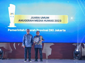 Pemprov DKI Jakarta Juara Umum Anugerah Media Humas 3 Kali Berturut-turut