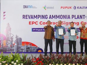 Dukung Transformasi Hijau, Pupuk Kaltim Perbarui Amonia di Pabrik Tertua
