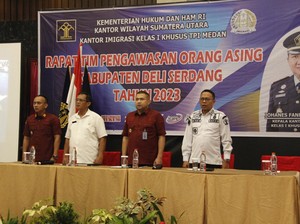 Gelar Rapat Timpora, Imigrasi Medan Perketat Lalu Lintas Orang Asing