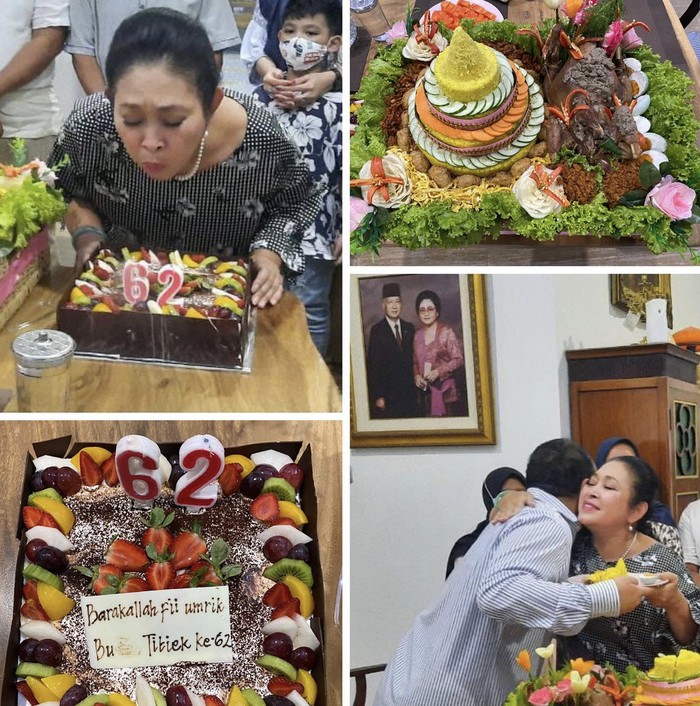 Serunya Titiek Soeharto Saat Panen Lengkeng dan Masak Steak Bareng Keluarga