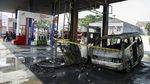 Kondisi SPBU di Sukabumi Usai Kebakaran