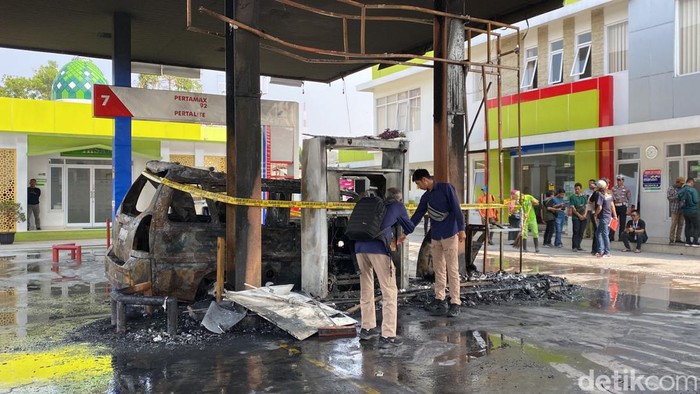 SPBU dipasang garis polisi