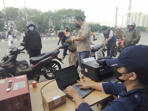 Razia Tilang Uji Emisi Digelar hingga Pukul 10 Pagi