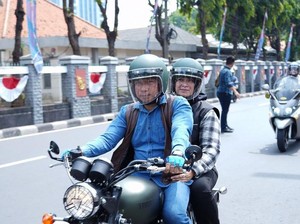 Momen Motoran Calon Panglima TNI Jenderal Agus Subiyanto