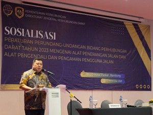 Ditjen Hubdat Kemenhub Sosialisasikan Aturan Bidang Perlengkapan Jalan