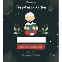 10 Contoh Undangan Khitanan Formal-Nonformal, Lengkap dengan Format