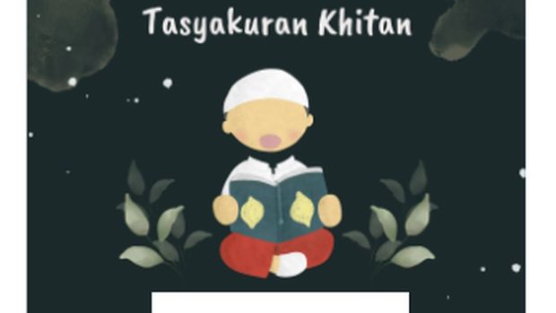 Desain undangan khitanan. Desain undangan khitanan.