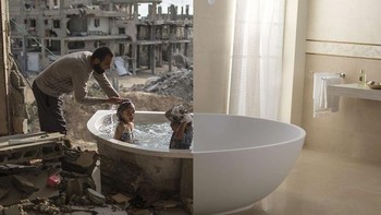 Dia adalah Ugur Gallen, seorang seniman yang tergerak hatinya untuk menyebarkan kedamaian dengan membuat gabungan foto perbandingan yang menohok. (Foto: Instagram/ugurgallen)