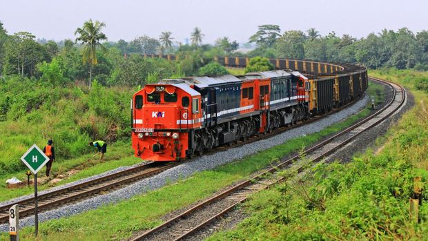 Ilustrasi Kereta Batu Bara. (Dok. KAI)