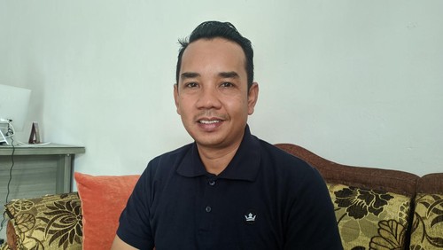 Ketua Bawaslu Lombok Barat Rizal Umami, di kantor Bawaslu Lombok Barat, NTB, Kamis (2/11/2023).