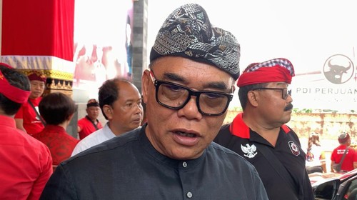Ketua DPRD Bali I Nyoman Adi Wiryatama di kantor DPD PDIP Bali, Kamis (2/11/2023).