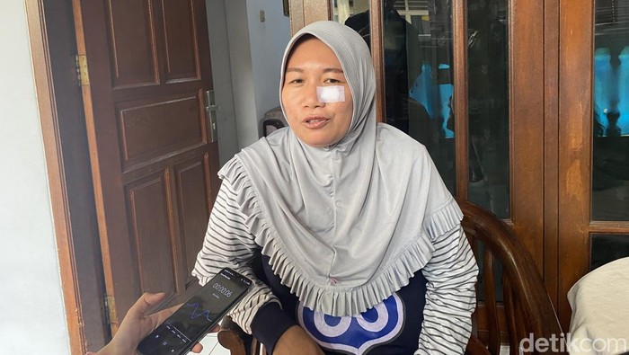 Korban peluru senapan angin nyasar di Depok. (Devi/detikcom)