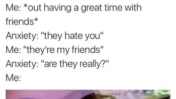 Takut orang lain membenci kita, padahal tidak ada yang berpikiran seperti itu. Foto: Only Twitter Pics/tumblr