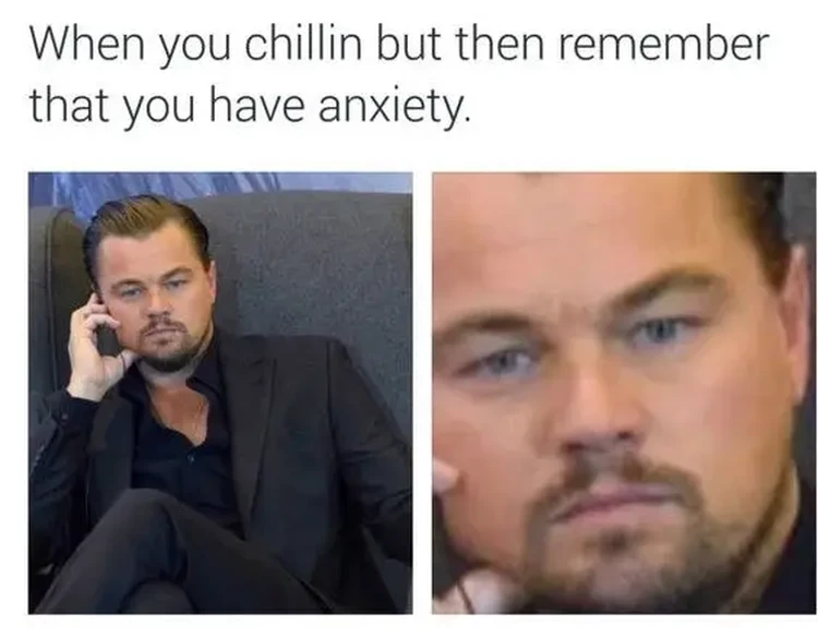 Meme Anxiety Lagi Kumat, Bawaannya Nethink Mulu Ketika anxiety alias kecemasan datang menghampiri rasanya bikin perut mulas. Kira-kira gambarannya kayak deretan meme berikut, deh.