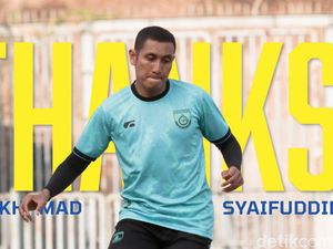 Kalah Bersaing, Mokhamad Syaifuddin Dilepas Gresik United