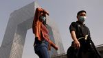 Penampakan Kabut Asap Selimuti Kota Beijing
