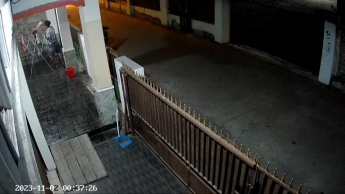 Pencurian pakaian dalam di Banguntapan, Bantul, Kamis (2/11/2023).