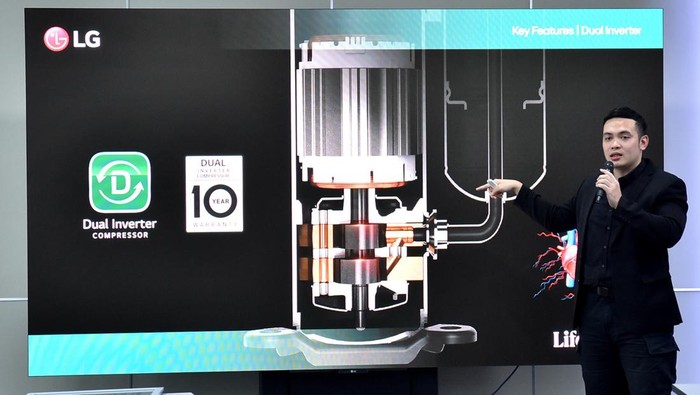 Setelah melalui serangkaian pengujian dari Universitas Indonesia (UI), PT. LG Electronics Indonesia (LG) berhasil membuktikan kemampuan perangkat penyejuk ruangan (air conditioner) yang hemat energi.