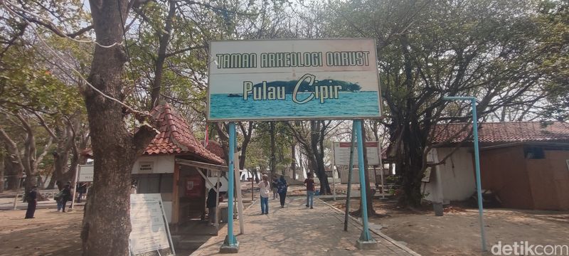 Pulau Cipir di Kepulauan Seribu