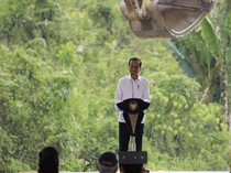 Jokowi Bakal Resmikan Proyek Kantor BI-PLTS di IKN Hari Ini